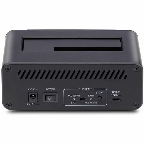 DUAL BAY STANDALONE SSD CLONER M.2 NVME TO 2.5/3.5 SATA DUPLICATOR