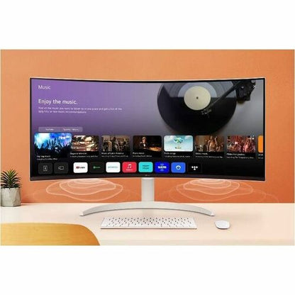 LG MYVIEW SMARTMONITOR 32IN 32SR65QC-W (3440 X 1440) WITH VA