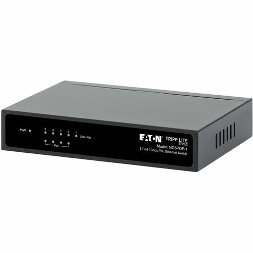 Escritorio de 5 puertos con alimentación PoE de 10/100/1000 MBPS y GB Ethernet