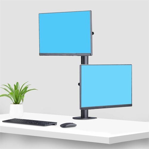 StarTech.com Soporte de escritorio para 2 monitores apilados verticalmente