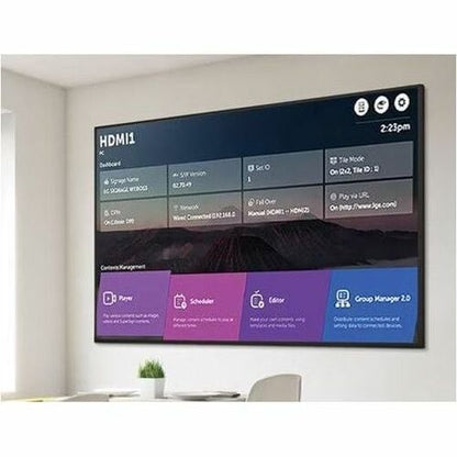 Écran d'affichage UHD LG 86UH7N-M - Écran LCD 86" - Commutateur Super Dimensionnel (ADS) avancé - 24 h/24 et 7 j/7
