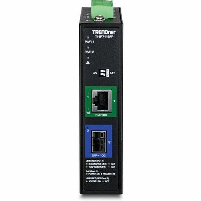 Convertidor de medios SFP+ 10G industrial TRENDnet - Red (RJ