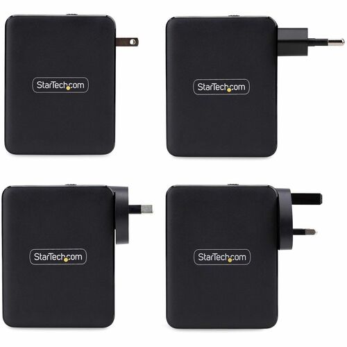 StarTech.com 140W USB-C Wall Charger, 3x USB