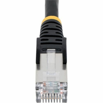 StarTech.com 100ft Black CAT6a Ethernet Cable, Snagless RJ45, 10G, 100W PoE, S/F