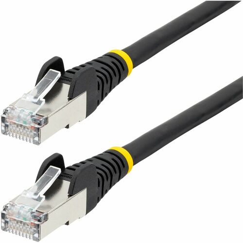 StarTech.com 100ft Black CAT6a Ethernet Cable, Snagless RJ45, 10G, 100W PoE, S/F