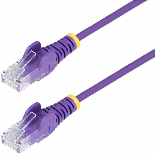 Cable Ethernet CAT6 delgado morado de 2,13 m de StarTech.com