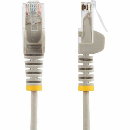 Cable Ethernet CAT6 delgado gris de 2,13 m de StarTech.com