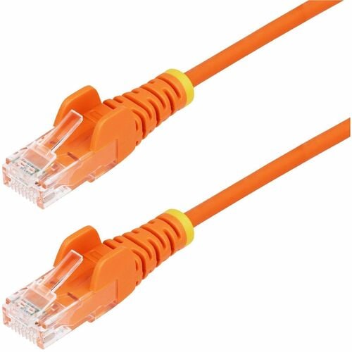 Cable Ethernet CAT6 delgado naranja de 2,13 m de StarTech.com