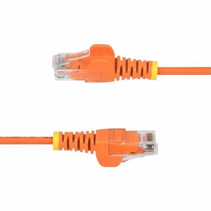 Cable Ethernet CAT6 delgado naranja de 2,13 m de StarTech.com