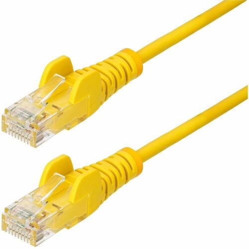Cable Ethernet CAT6 delgado amarillo de 2,13 m de StarTech.com