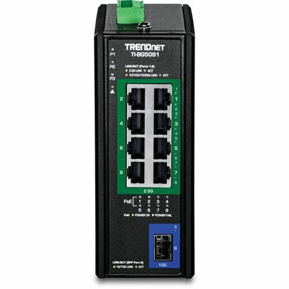 9PORT INDUSTRIAL 2.5G DIN-RAIL POE++ SWITCH WITH 10G SFP+ PORT