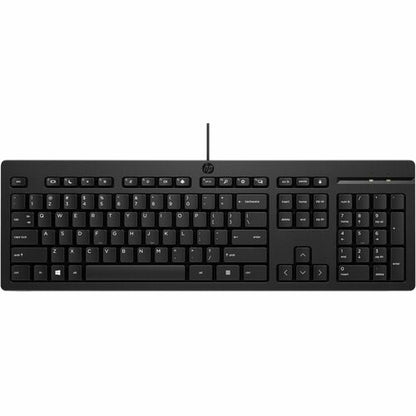 HP 125 Wired Keyboard (AY2Y7AA) - Cable Connectivity - USB Type A Interface