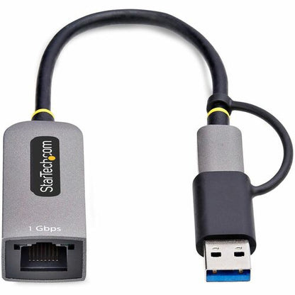 Adaptador USB-C a Ethernet StarTech.com con adaptador USB-A, 10/100/1000 Mbps, EE. UU.