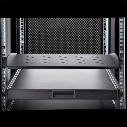 Estante para rack de servidores ventilado de 1U de StarTech.com, profundidad de montaje de 31,5 cm (12 pulgadas)