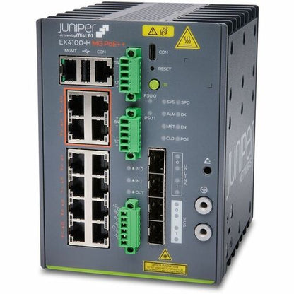 INTERRUPTOR ENDURECIDO DE FIBRA EX DE 24 P CON FUENTE DE ALIMENTACIÓN DE CC