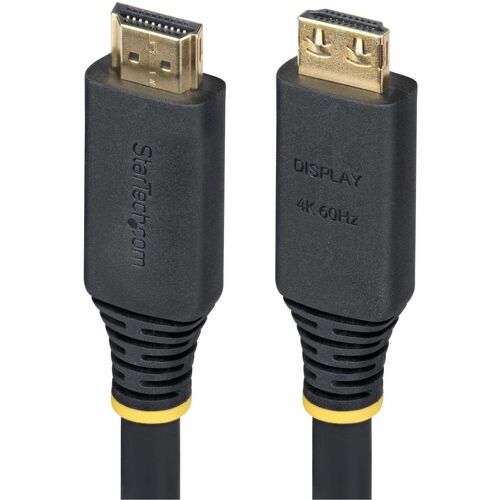 Cable HDMI activo de alta velocidad StarTech.com de 10,6 m (35 pies) con conectores de agarre, 4K 60 Hz/1