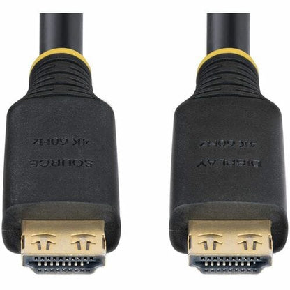 Cable HDMI activo de alta velocidad StarTech.com de 10,6 m (35 pies) con conectores de agarre, 4K 60 Hz/1