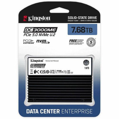 Unidad de estado sólido Kingston DC3000ME de 7,68 TB - 2,5" interna - U.2 (PC)
