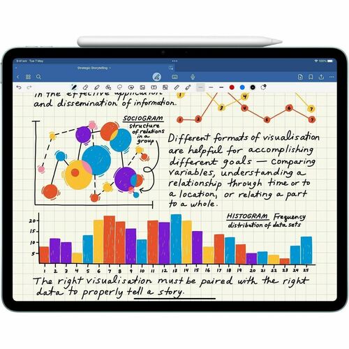Apple iPad Air 11 (2025) A3267 Tablet - 11\" - 8 GB - 128 GB Storage -