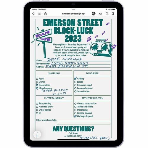 Apple iPad Air 13 (2025) A3268 Tablet - 13\" - 8 GB - 256 GB Storage