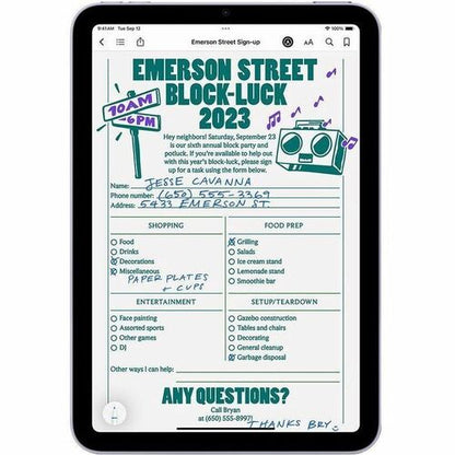 Apple iPad Air 13 (2025) A3268 Tablet - 13\" - 8 GB - 256 GB Storage
