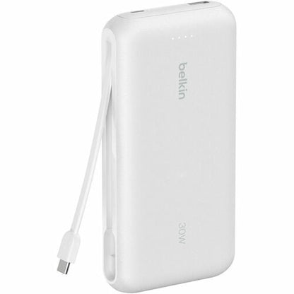 Belkin BoostCharge Power Bank 20K With Integrated Cable - For Smartpho