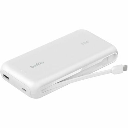 Belkin BoostCharge Power Bank 20K With Integrated Cable - For Smartpho