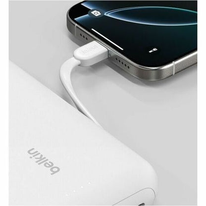Belkin BoostCharge Power Bank 20K With Integrated Cable - For Smartpho