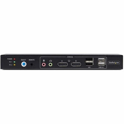 MATRIZ DE VIDEO KVM DP DE 2 PUERTOS CON DOS MONITORIZADORES Y DOBLE VISTA 4K 60HZ