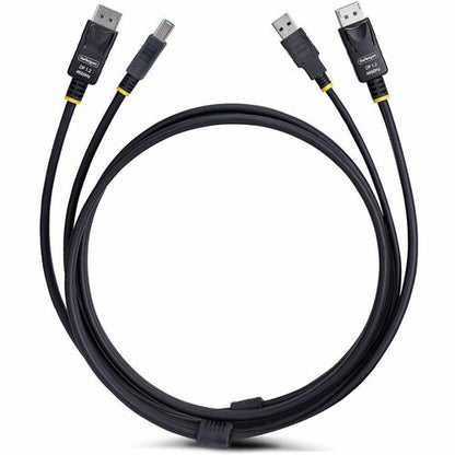 Cable KVM DisplayPort y USB de 5 Gbps de StarTech.com de 1,8 m (6 pies), hasta 4K 60 Hz, DP y USB Com