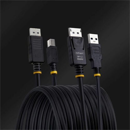 Cable KVM DisplayPort y USB de 5 Gbps de StarTech.com de 3 m (10 pies), hasta 4K 60 Hz, conector combinado DP y USB