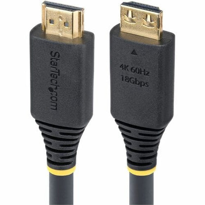 Cable HDMI activo de alta velocidad StarTech.com de 6 m (20 pies) con conectores de agarre, 4K 60 Hz/1440