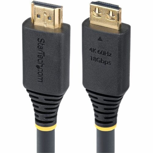 Cable HDMI activo de alta velocidad StarTech.com de 6 m (20 pies) con conectores de agarre, 4K 60 Hz/1440
