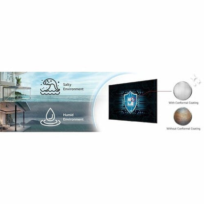 Écran d'affichage UHD LG 55UH5N-M - Écran LCD 55" - Commutateur Super Dimensionnel (ADS) avancé - 24 h/24 et 7 j/7