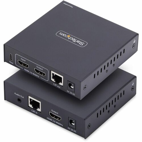 Extensor KVM HDMI StarTech.com sobre red IP, 4K 60 Hz, sin controlador, HDMI y USB sobre Ethernet