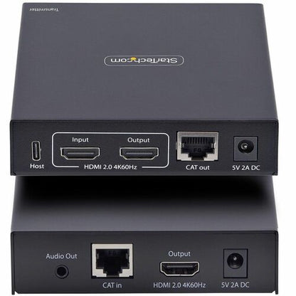 Extensor KVM HDMI StarTech.com sobre red IP, 4K 60 Hz, sin controlador, HDMI y USB sobre Ethernet