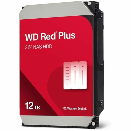 WD Red Plus WD120EFGX 12 TB Hard Drive - 3.5\" Internal - SA