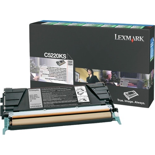 BLACK RETURN PROGRAM TONER CART FOR C522 C524 C530 C532 SER 4K YLD