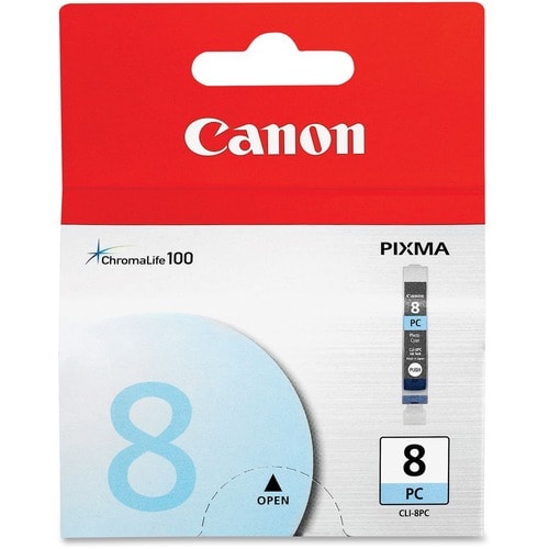 Cartouche d'encre Canon CLI-8PC - Jet d'encre - Rendement standard - Cyan