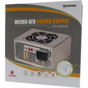 COOLMAX 300W MICRO ATX PSU 80MM SILENT FAN - SILVER CM-300