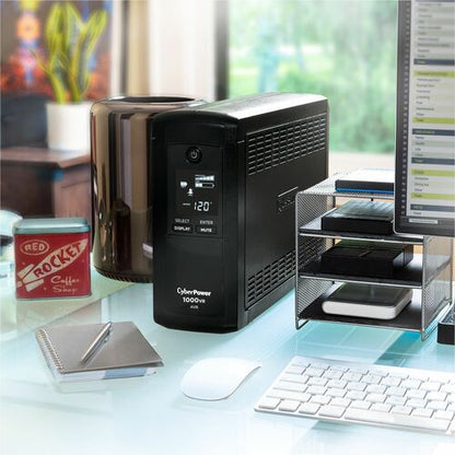 Sistemas UPS Cyber ​​Power CyberPower CP1000AVRLCD LCD inteligente - Tapa