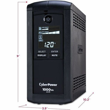 Sistemas UPS Cyber ​​Power CyberPower CP1000AVRLCD LCD inteligente - Tapa
