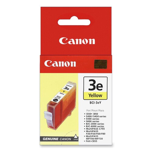 Cartucho de tinta original Canon BCI-3EY - Inyección de tinta - 520 páginas -