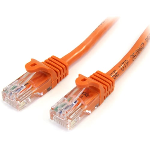 Câble patch UTP Cat5e anti-accroc orange StarTech.com de 4,6 m