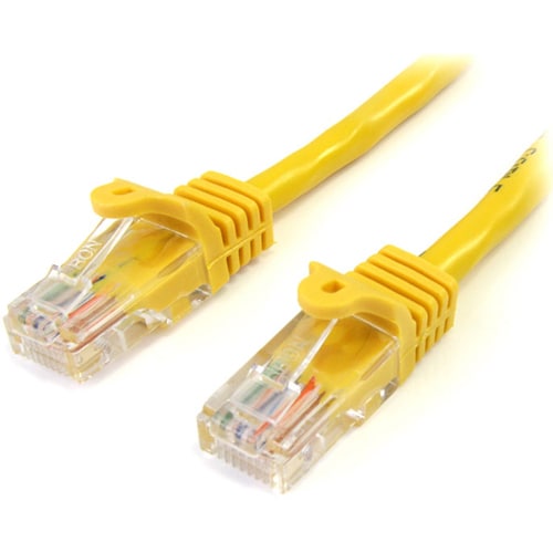 Câble patch UTP Cat5e anti-accroc jaune StarTech.com de 3 m