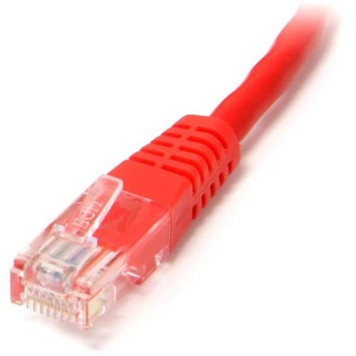 StarTech.com 3 ft Red Molded Cat5e UTP Patch Cable