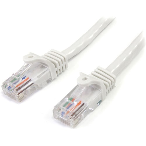 Câble patch UTP Cat5e anti-accroc StarTech.com, blanc, 7,6 m