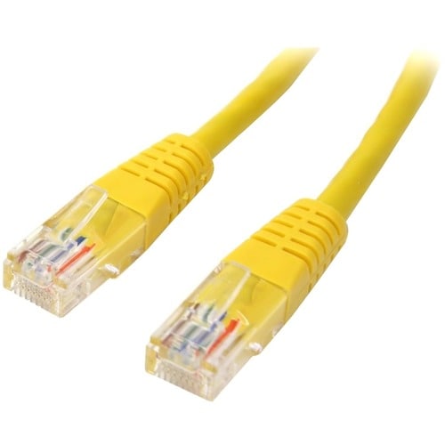 Câble patch UTP Cat5e moulé jaune StarTech.com de 90 cm - Catégorie 5e - 90 cm - 1 x
