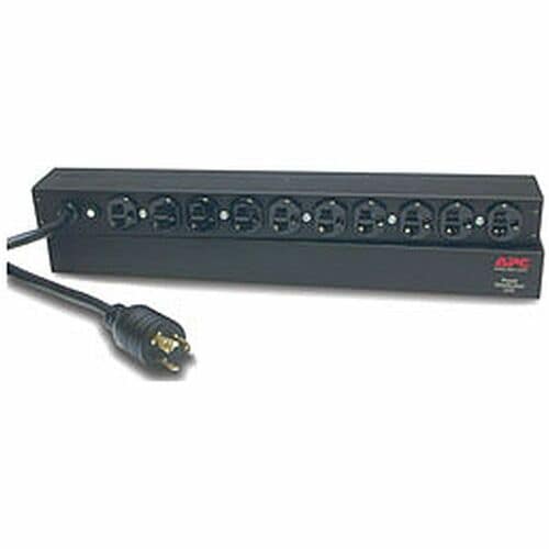 Unité de distribution d'alimentation (PDU) APC Basic Rack 2,4 kVA de Schneider Electric - 10 unités NEMA L5-20R
