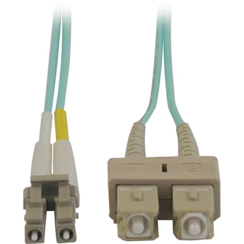 Câble de raccordement à fibre optique duplex Tripp Lite Aqua